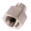 Футорка обратная Китай 1 1/2″х3/4″ Ду40х20 Ру20 корпус – нержавеющая сталь AISI304, внутренняя/наружная резьба