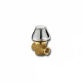 Кран шаровой Cimberio CIM 125 1/2″ Ду15 Ру100 полнопроходной, латунь,  внутренняя резьба, декоративная хромированная ручка-рычаг, для скрытого монтажа