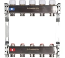 Коллектор стальной ROMMER RMS-3200 без расходомеров, 5 выходов Коллектор стальной ROMMER RMS-3200 без расходомеров, 5 выходов