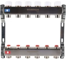 Коллектор стальной ROMMER RMS-3200 без расходомеров, 6 выходов Коллектор стальной ROMMER RMS-3200 без расходомеров, 6 выходов