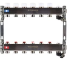 Коллектор стальной ROMMER RMS-3201 в сборе без расходомеров, с клапаном выпуска воздуха и сливом, 6 выходов Коллектор стальной ROMMER RMS-3201 в сборе без расходомеров, с клапаном выпуска воздуха и сливом, 6 выходов