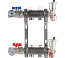 Коллектор стальной ROMMER RMS-3210 в сборе без расходомеров, 2 выхода