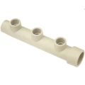 Коллектор Ekoplastik PP-R Дн32x20 Py10, тройной, полипропиленовый, под приварку, белый