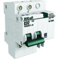 Автоматический выключатель дифференциального тока двухполюсный DEKraft ДИФ-101 4.5кА 2P (C) 10А АС30, ток утечки 30 мА, сила тока 10 А