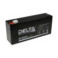 Аккумуляторная батарея Delta DT 6033 125х33х67мм, напряжение - 6В, емкость - 3.3Ач, тип клеммы - FASTON (зажим) 4.8мм