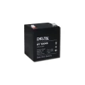 Аккумуляторная батарея Delta DT 12045 90х70х107мм, напряжение - 12В, емкость - 4.5Ач, тип клеммы - FASTON (зажим) 4.8мм