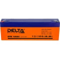 Аккумуляторная батарея Delta DTM 12022 178х35х67мм, напряжение - 12В, емкость - 2.2Ач, тип клеммы - FASTON (зажим) 4.8мм