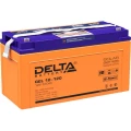 Аккумуляторная батарея Delta GEL 12-120 406х172х228мм, напряжение - 12В, емкость - 120Ач, тип клеммы - под болт M8