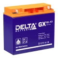 Аккумуляторная батарея Delta GX 12-17181х77х167мм, напряжение - 12В, емкость - 17Ач, тип клеммы - болт+гайка 5.5мм