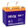 Аккумуляторная батарея Delta GX 12-33195х130х168мм, напряжение - 12В, емкость - 33Ач, тип клеммы - под болт M6
