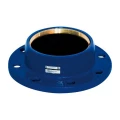 Муфта соединительная Dendor FA-Q13 Ду50 Ру16 ПФРК, корпус - чугун ВЧ50, уплотнение - EPDM, обжимной диаметр 63 мм
