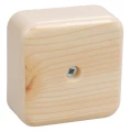 Коробка распаячная IEK 50x50x20 IP20 4 клеммы, корпус - полистирол, цвет - сосна