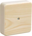 Коробка распаячная IEK 75x75x28 IP20 6 клемм, корпус - полистирол, цвет - сосна