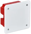 Коробка распаячная IEK 92x92x45 IP20 с саморезами, корпус - пластик, цвет - серый