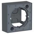 Коробка монтажная Systeme Electric ATLASDESIGN ОП 84х84х35 IP20, корпус - пластик, цвет - грифель