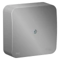 Коробка распределительная Systeme Electric BLANCA ОП 75х75х30 IP42, корпус - пластик, цвет - алюминий