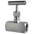 Клапан игольчатый DN.ru 304-304-T-Ht 1/4″ Ду8 Ру400 резьбовой, корпус - нержавеющая сталь 304, уплотнение - металл, с Т-образной рукояткой (опрессовано)
