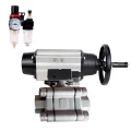Кран шаровой DN.ru BV3232P(3pc)-FP-SW-ISO-H Ду100 Ру63 полнопроходной, корпус - нержавеющая сталь SS316, под приварку, с пневмоприводом PA-DA-105-1, пневмораспределителем 4М310-08 24В, БПВ AFC2000 Кран шаровой DN.ru BV3232P(3pc)-FP-SW-ISO-H Ду100 Ру63 полнопроходной, корпус - нержавеющая сталь SS316, под приварку, с пневмоприводом PA-DA-105-1, пневмораспределителем 4М310-08 24В, БПВ AFC2000