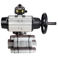 Кран шаровой DN.ru BV3232P(3pc)-FP-SW-ISO-H Ду100 Ру63 полнопроходной, корпус - нержавеющая сталь SS316, под приварку, с пневмоприводом PA-DA-105-1, БКВ APL-410N EX Кран шаровой DN.ru BV3232P(3pc)-FP-SW-ISO-H Ду100 Ру63 полнопроходной, корпус - нержавеющая сталь SS316, под приварку, с пневмоприводом PA-DA-105-1, БКВ APL-410N EX