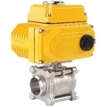 Краны шаровые DN.ru BV3232P(3pc)-FP-W-ISO-H WDVF Ду50 Ру40 полнопроходные, корпус - нержавеющая сталь 316, уплотнение - PTFE, под приварку, с 1/4-оборотным электроприводом DN.ru QT-N-EM-O1-380VAC-У1