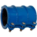 Муфта ремонтная хомутного типа DN.ru CСR14E(2pc) Ду100 (Дн107-119) Ру16 двухсоставная, корпус - чугун GGG50, уплотнение - EPDM