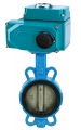 Затвор дисковый поворотный DN.ru WBV1413E-2W-Fb-H Ду100 Ру16, корпус -чугун GGG50, диск - чугун GGG40, уплотнение - EPDM, с 1/4-оборотным электроприводом QT-N-020EM-O1-380VAC-У1 380В HARK