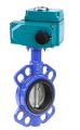 Затвор дисковый поворотный DN.ru WBV3432N-2W-Fb-H Ду50 Ру16, корпус - углеродистая сталь WCB, диск - нержавеющая сталь 316L, уплотнение - NBR, с 1/4-оборотным электроприводом QT-N-020EM-O1-380VAC-У1 380В HARK