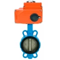 Затвор дисковый поворотный DN.ru WBV1413E-2W-Fb-H Ду200 Ру16, корпус -чугун GGG50, диск - чугун GGG40, уплотнение - EPDM, с 1/4-оборотным электроприводом QT-N-030EM-O1-220VAC-У1 220В HARK