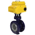 Затвор дисковый поворотный с тройным эксцентриситетом DN.ru WBV3EX-3431M-1W-F-ISO Ду50 Ру25, корпус - углеродистая сталь WCB, диск - нержавеющая сталь 304, уплотнение - METAL, с электроприводом QT-N-010EM-A1-220VAC-У1-DAR