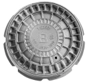 Люк чугунный ДПК тип Т (С250) 250 кН водопроводный (В) ГОСТ 3634-2019