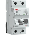 Автоматический выключатель дифференциального тока двухполюсный EKF AVERES DVA-6 1P+N 10 A (C) 100 мА (A), ток утечки 100 мА, переменный, сила тока 10 A