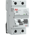 Автоматический выключатель дифференциального тока двухполюсный EKF AVERES DVA-6 1P+N 13 A (C) 30 мА (A), ток утечки 30 мА, переменный, сила тока 13 A