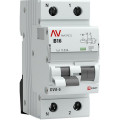 Автоматический выключатель дифференциального тока двухполюсный EKF AVERES DVA-6 1P+N 16 A (B) 30 мА (AC), ток утечки 30 мА, переменный, сила тока 16 A