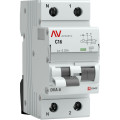 Автоматический выключатель дифференциального тока двухполюсный EKF AVERES DVA-6 1P+N 63 A (C) 100 мА (AC), ток утечки 100 мА, переменный, сила тока 63 A