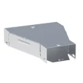 Переходник по ширине центральный EKF T-Line 50х500x600, толщина материала – 0.8 мм, корпус – оцинкованная сталь, цвет - светло-серый