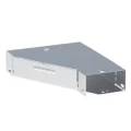 Переходник по ширине левосторонний EKF T-Line 100х500x600, толщина материала – 0.8 мм, корпус – оцинкованная сталь, цвет - светло-серый