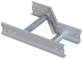 Переходник по ширине EKF М-Line Plus 150х900х300 левосторонний для лестничного лотка, усиленный, высота 150 мм, ширина 900-300 мм, толщина – 2 мм, корпус – оцинкованная сталь, покрытие - оцинкованная по методу Сендзимира, цвет - светло-серый