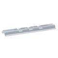 Профиль для проволочного лотка EKF R-Line Омега INOX 500, толщина стали - 1.5 мм, корпус – сталь нержавеющая, цвет - светло-серый