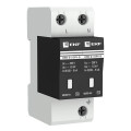 Ограничитель импульсных перенапряжений EKF ОПВ 2P класс защиты D, разрядный ток - 5 кА, с сигнализацией