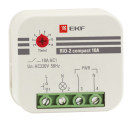 Реле импульсное с регулировкой задержки отключения EKF PROxima RIO-2 compact номинальный ток 10 А