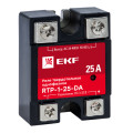 Реле твердотельное однофазное EKF PROxima RTP-25-DA, номинальный ток 25 А, рабочее напряжение 24-480В, напряжение цепи управления 30-32В