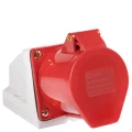 Розетка кабельная EKF PS-16 3Р+РЕ+N, сила тока - 16А, напряжение - 380В, IP44, цвет - красный Розетка кабельная EKF PS-16 3Р+РЕ+N, сила тока - 16А, напряжение - 380В, IP44, цвет - красный