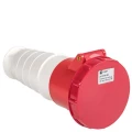 Розетка кабельная EKF PS-63 3Р+РЕ+N, сила тока - 63А, напряжение - 380В, IP67, переносная, цвет - красный Розетка кабельная EKF PS-63 3Р+РЕ+N, сила тока - 63А, напряжение - 380В, IP67, переносная, цвет - красный
