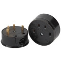 Соединитель электрический ЭРА Intro 3P+N, сила тока - 32А, напряжение - 380В, разъем РШ-ВШ, цвет - черный