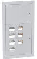Щит этажный EKF PROxima ЩЭ IP31 7 квартирный без слабот. отсека, металлический, цвет - светло-серый