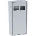Ящик учетно-распределительный EKF Basic ЯУР IP31 600х300х150 мм на 2 счетчика с 2 DIN-рейками, металлический, количество модулей - 12, цвет - серый