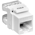 Модуль Keystone EKF TERACOM PRO TRP-KSTN-180D категория 6, угол 180°, неэкранированный, разъем RJ45, цвет - белый