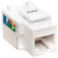 Модуль Keystone EKF TERACOM PRO TRP-KSTN-90D категория 6, угол 90°, неэкранированный, разъем RJ45, цвет - белый
