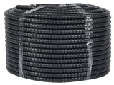 Труба гофрированная EKF Plast Дн25 L75 тяжелая с протяжкой, внешний диаметр 25 мм, материал - ПНД, бухта 75 м, цвет черный