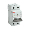 Автоматический выключатель двухполюсный EKF AVERES AV-10 2P 50A (C) 10кА, сила тока 50 A, тип расцепителя C, отключающая способность 10 кА
